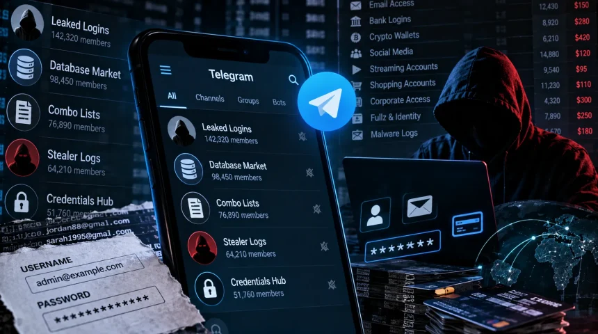 Telegram Credential Leak Channels