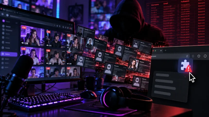 Twitch Data Leak: 40,000 Streamers Had Data Listed for Sale. A Browser Extension Was the Likely Culprit.
