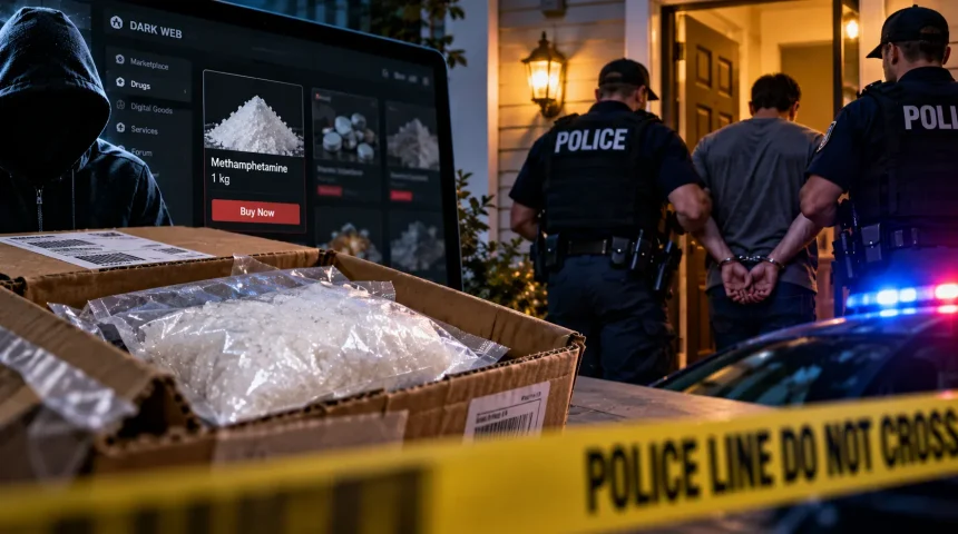 Bay County Man Arrested After 1 Kilo of Dark Web Meth Delivered to His Front Door