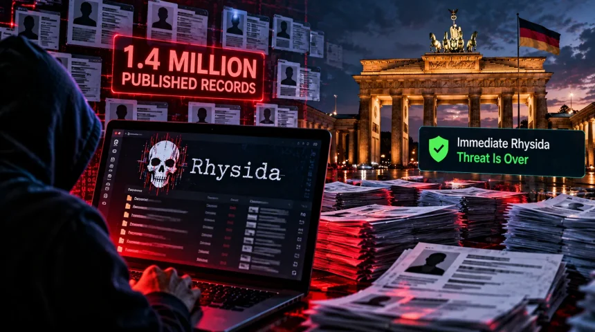 Berlin Says the Immediate Rhysida Threat Is Over. The 1.4 Million Published Records Are Another Story.