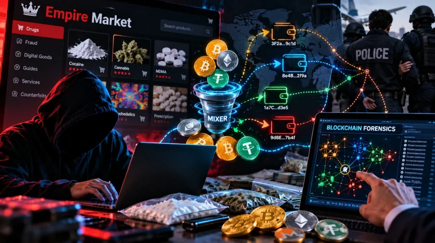 Empire Market’s Operators Told Users to Mix Their Crypto. Blockchain Forensics Found Them Anyway.