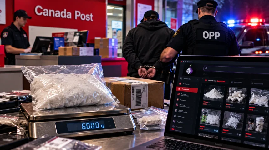 OPP Caught a Man Shipping 600g of Fentanyl From a Canada Post Counter — He’d Been Selling on the Dark Web All Summer